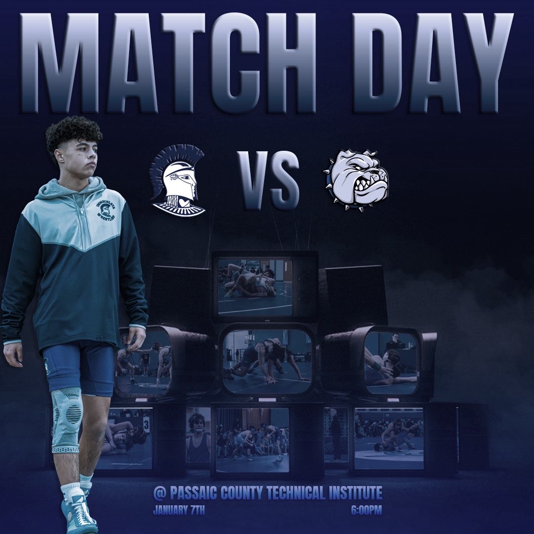 Immaculata Wrestling Match Day Graphic by Seraphina Rosati