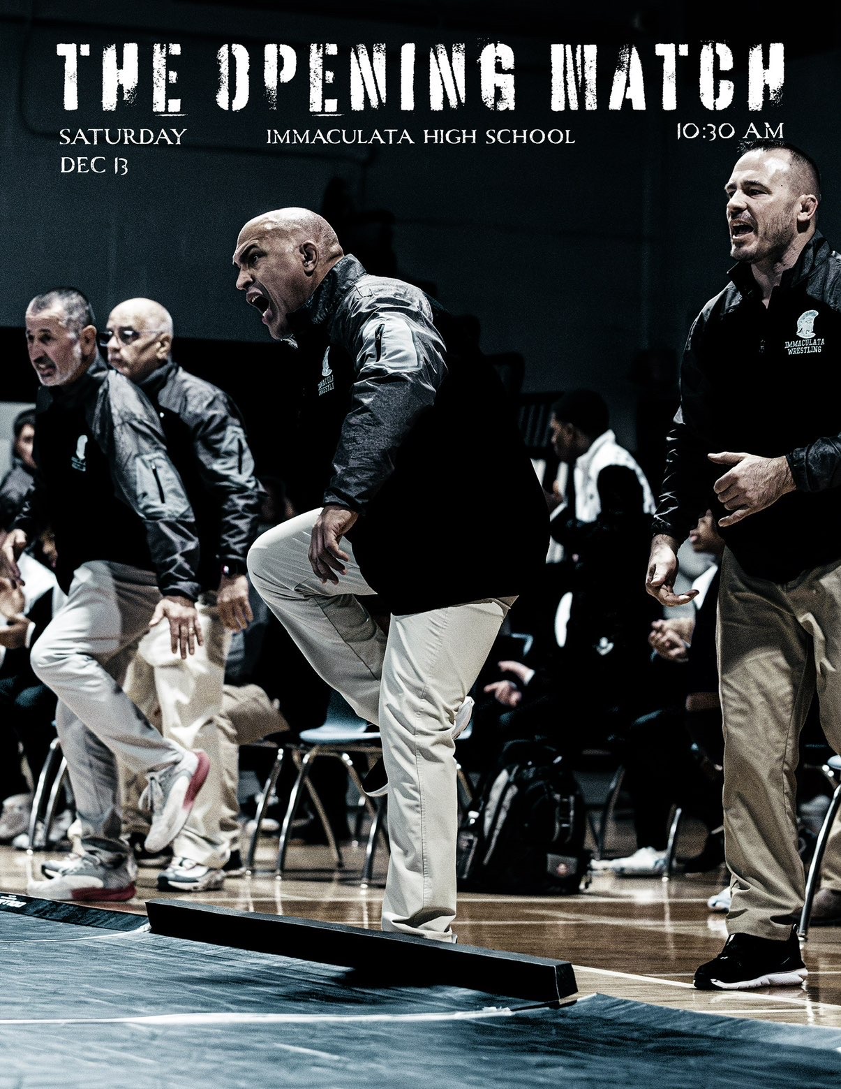 Immaculata Wrestling Match Day Graphic by Seraphina Rosati