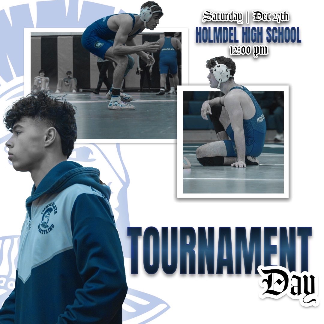 Immaculata Wrestling Match Day Graphic by Seraphina Rosati