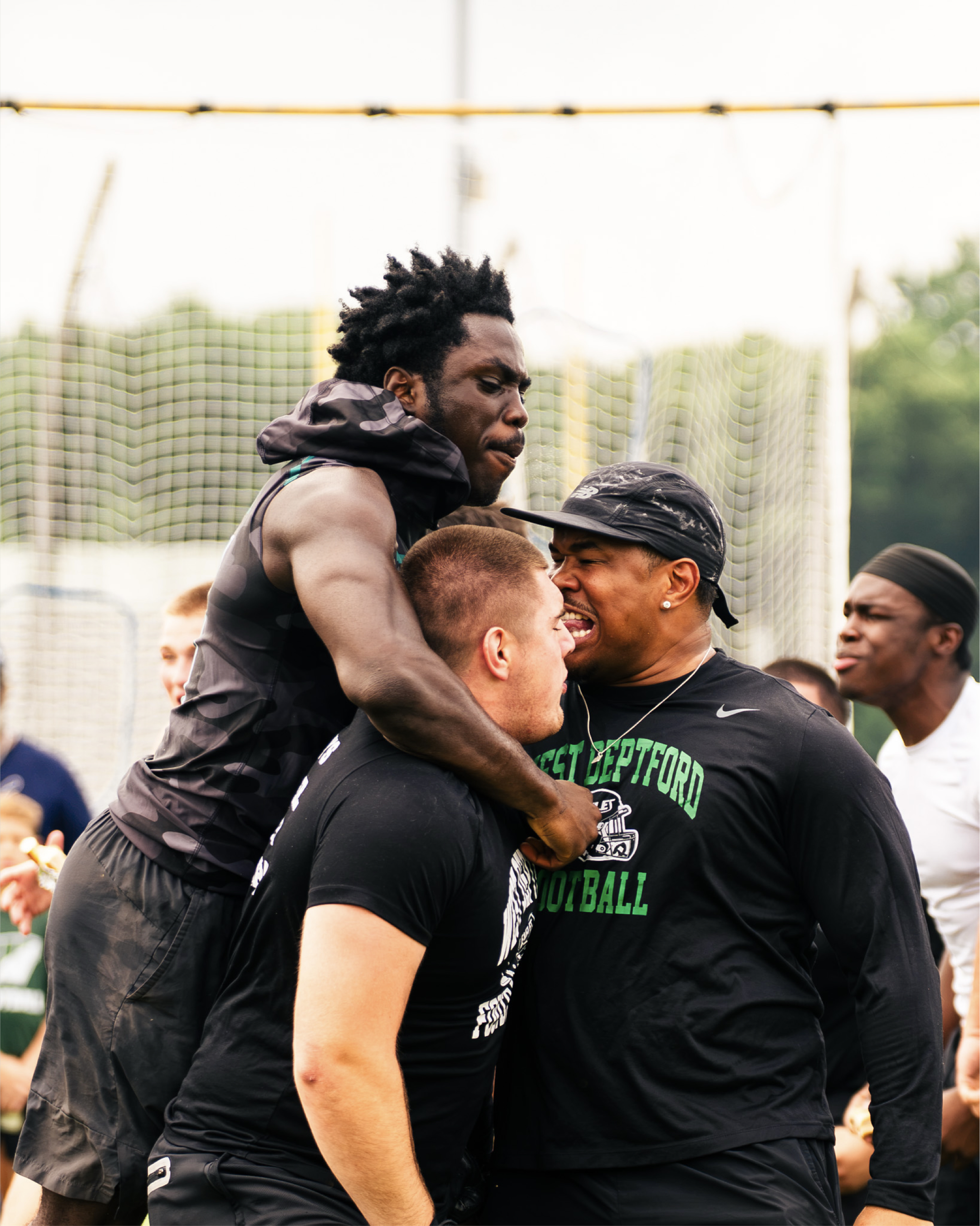 Celebration after winning Big Man Comp by Hamzan Ahktar