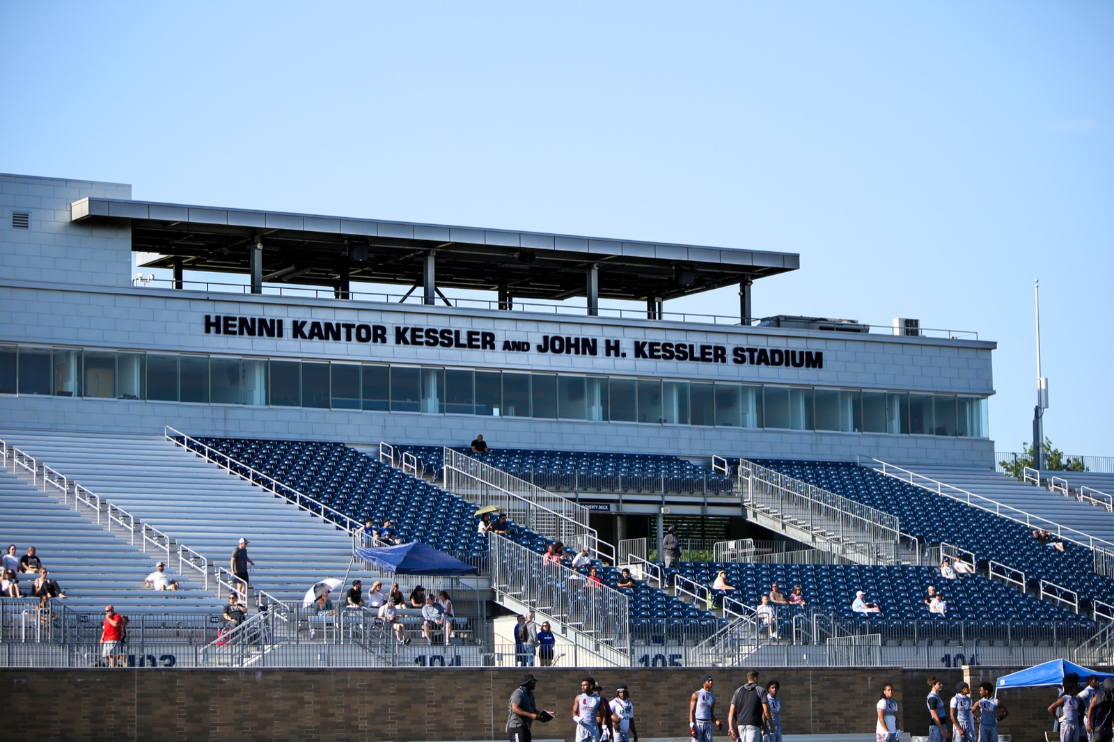 Kessler Stadium during football coverage